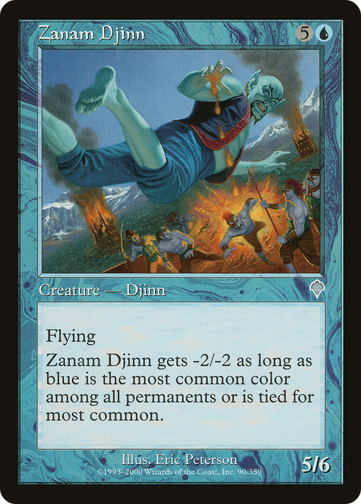 Zanam Djinn (INV-090) [Invasion] MTG Single Wizards of the Coast