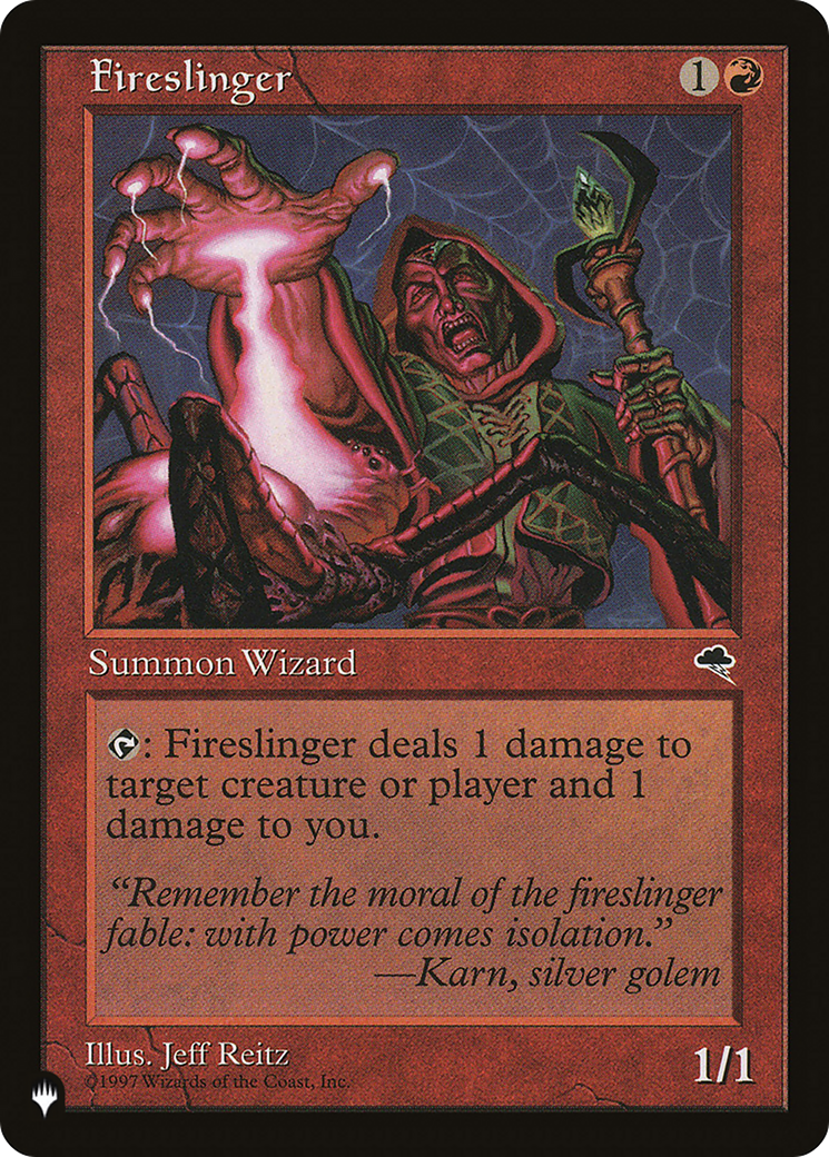 Fireslinger (LIST-TMP-173) [Mystery Booster] The List MTG Single Wizards of the Coast