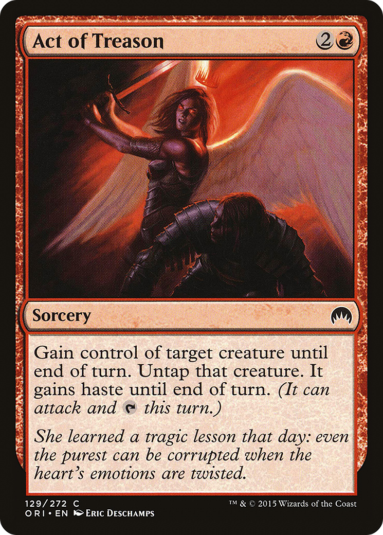Act of Treason (ORI-129) [Magic Origins] Foil MTG Single Wizards of the Coast
