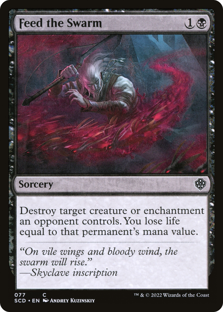 Feed the Swarm (SCD-077) [Starter Commander Decks] MTG Single Wizards of the Coast