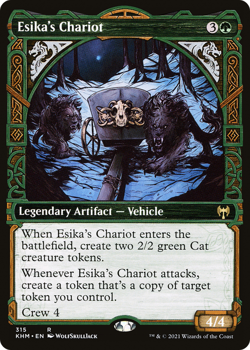Esika's Chariot (KHM-315) [Kaldheim] (Showcase) MTG Single Wizards of the Coast