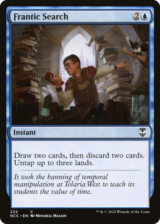 Frantic Search (NCC-222) [New Capenna Commander] MTG Single Wizards of the Coast