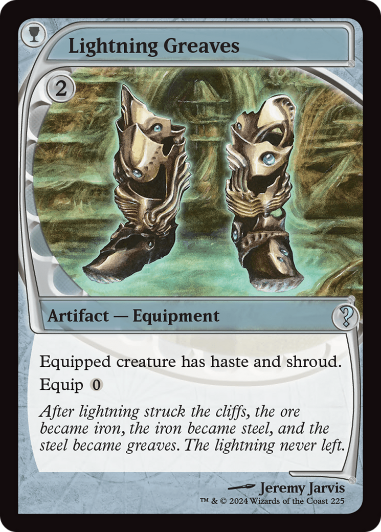 Lightning Greaves (Future Sight) (MB2-225) [Mystery Booster] Mystery Booster 2 Foil MTG Single Wizards of the Coast