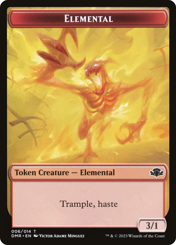 Elemental (TDMR-006) [Tokens] Dominaria Remastered Tokens MTG Single Wizards of the Coast