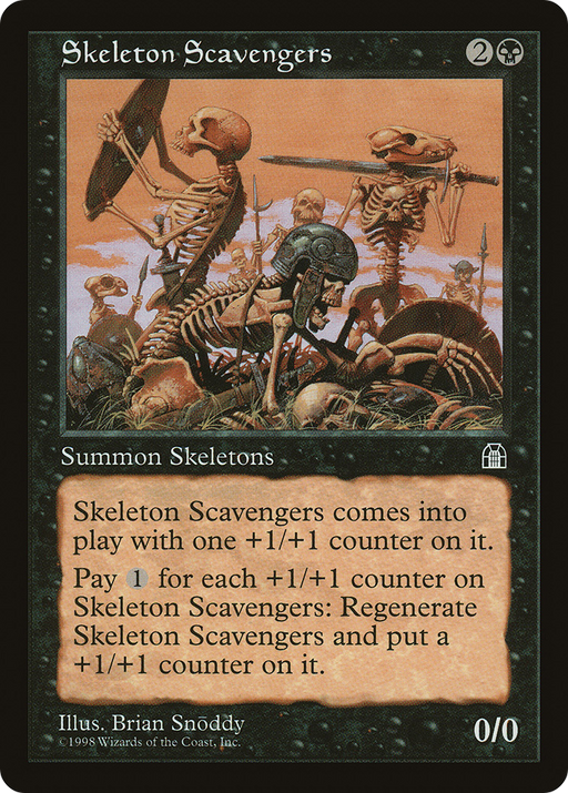 Skeleton Scavengers (STH-070) [Stronghold] MTG Single Wizards of the Coast
