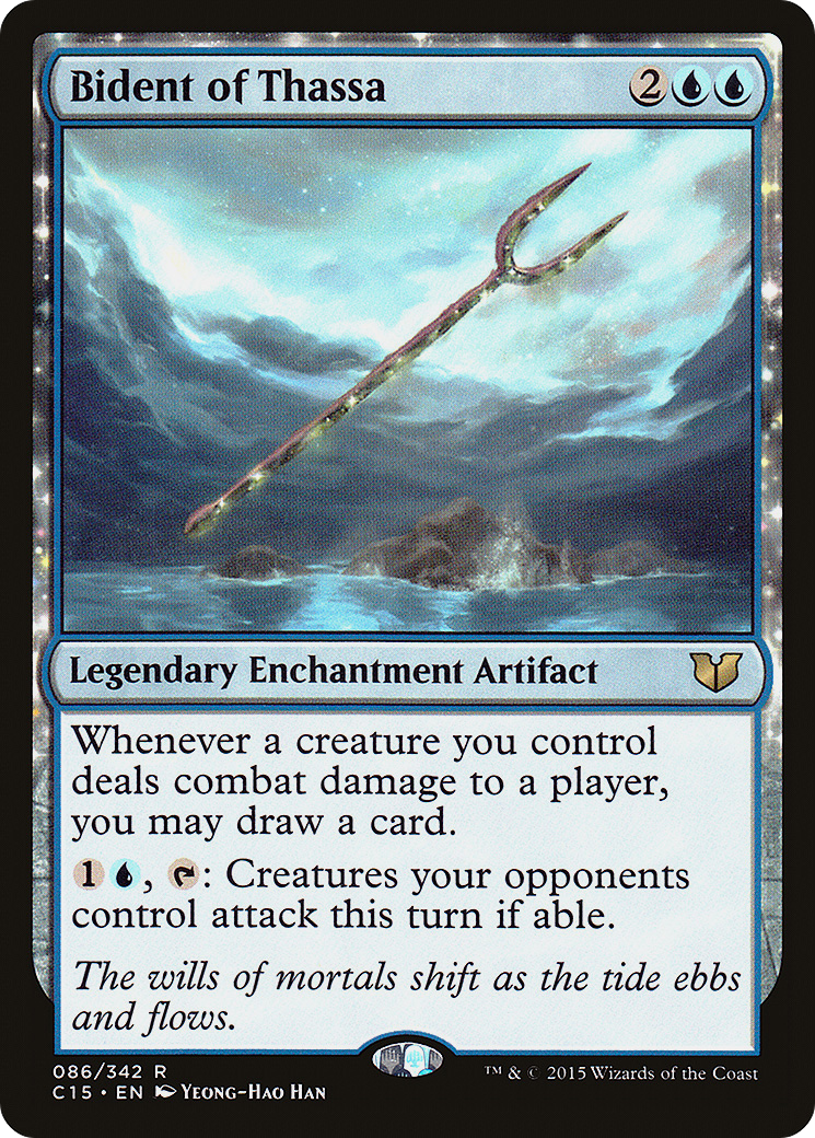 Bident of Thassa (C15-086) [Commander 2015] MTG Single Wizards of the Coast