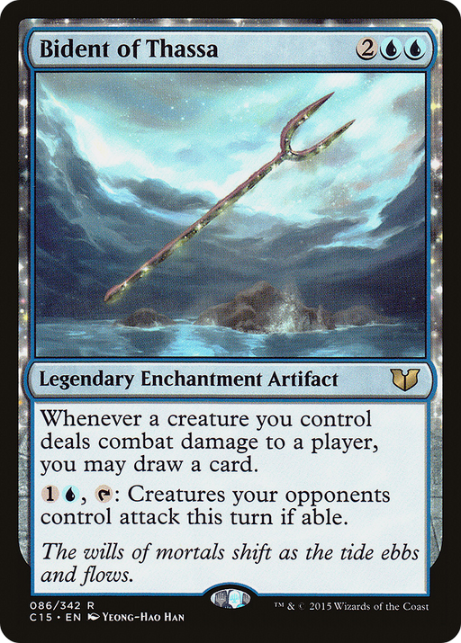 Bident of Thassa (C15-086) [Commander 2015] MTG Single Wizards of the Coast