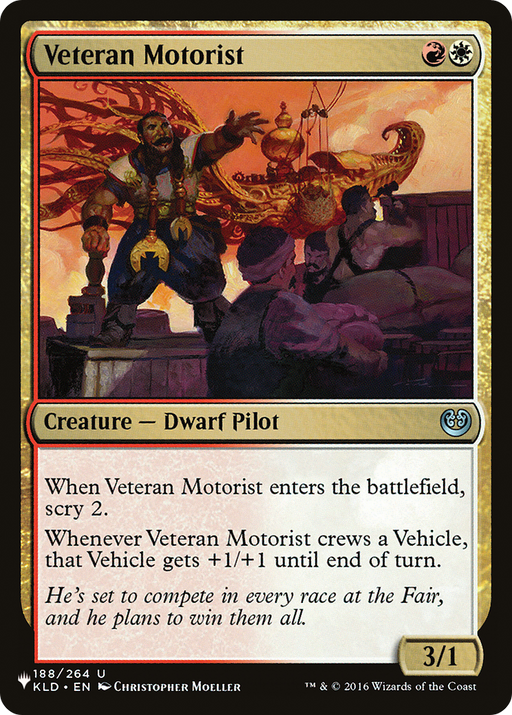 Veteran Motorist (LIST-KLD-188) [Mystery Booster] The List MTG Single Wizards of the Coast