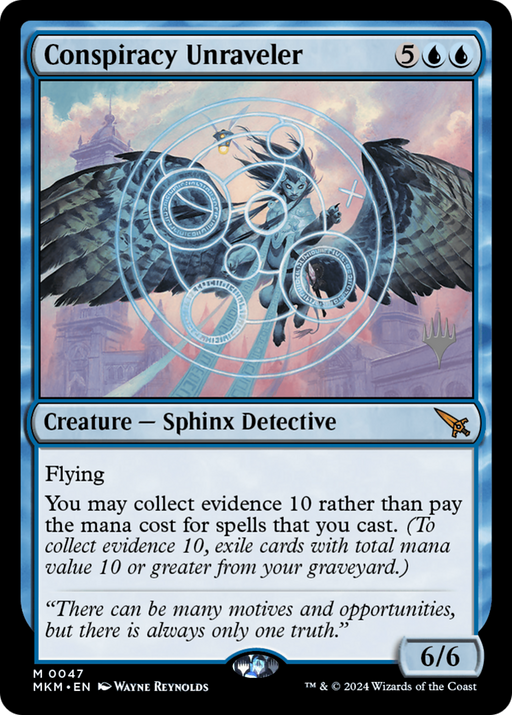 Conspiracy Unraveler (PPMKM-047) [Murders at Karlov Manor Promos] MTG Single Wizards of the Coast