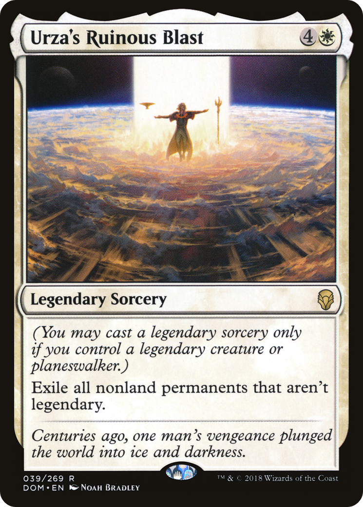 Urza's Ruinous Blast (DOM-039) [Dominaria] Foil MTG Single Wizards of the Coast