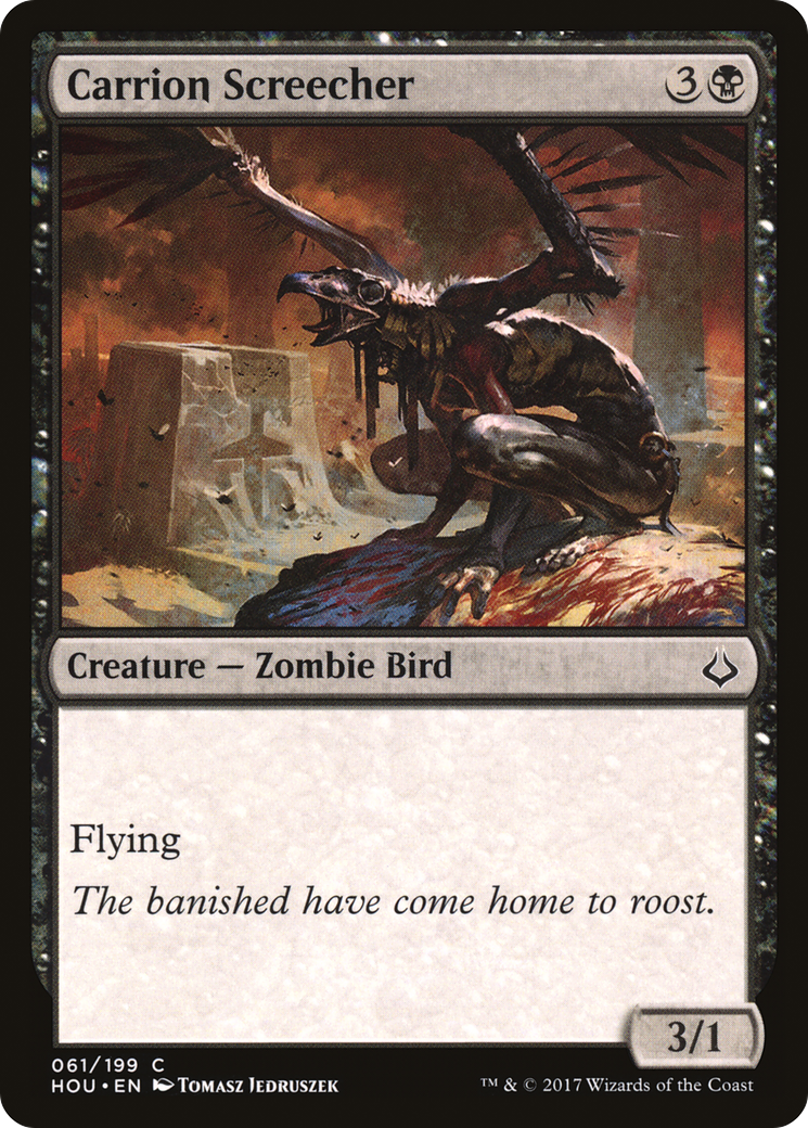 Carrion Screecher (HOU-061) [Hour of Devastation] MTG Single Wizards of the Coast