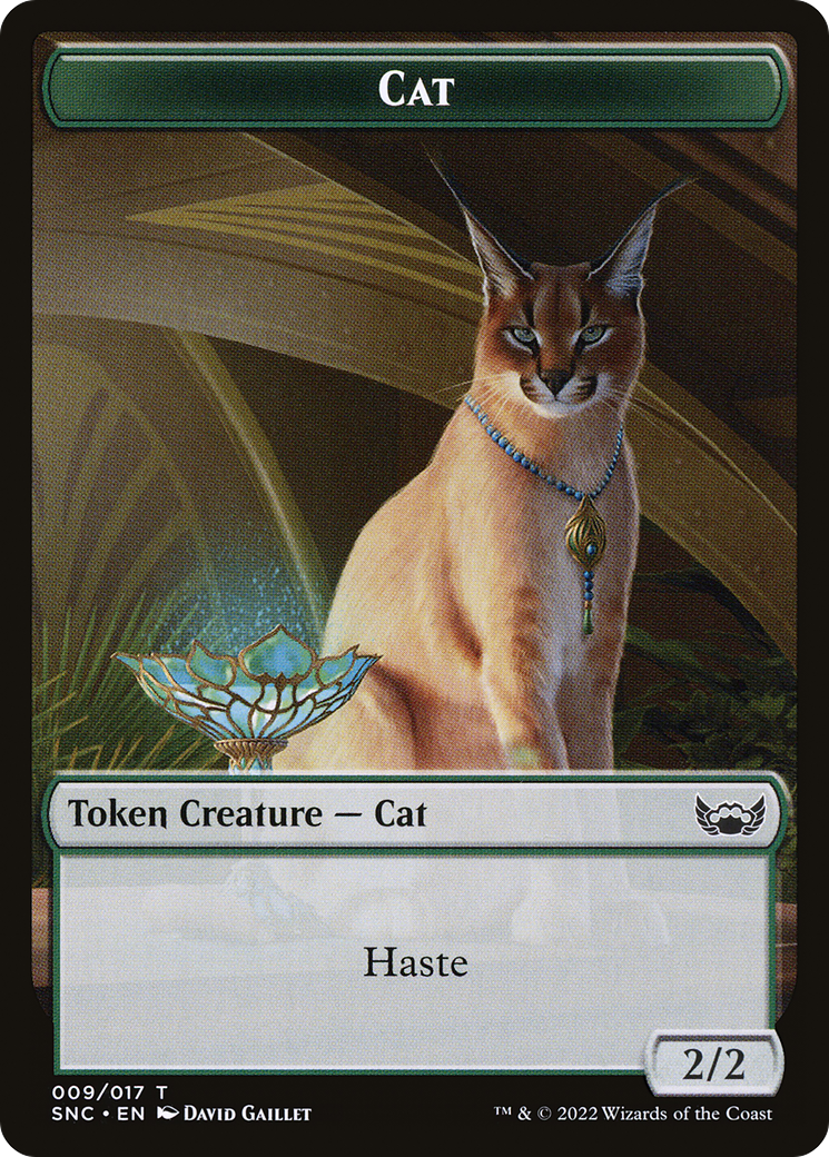 Cat (TSNC-009) [Tokens] Streets of New Capenna Tokens Foil MTG Single Wizards of the Coast