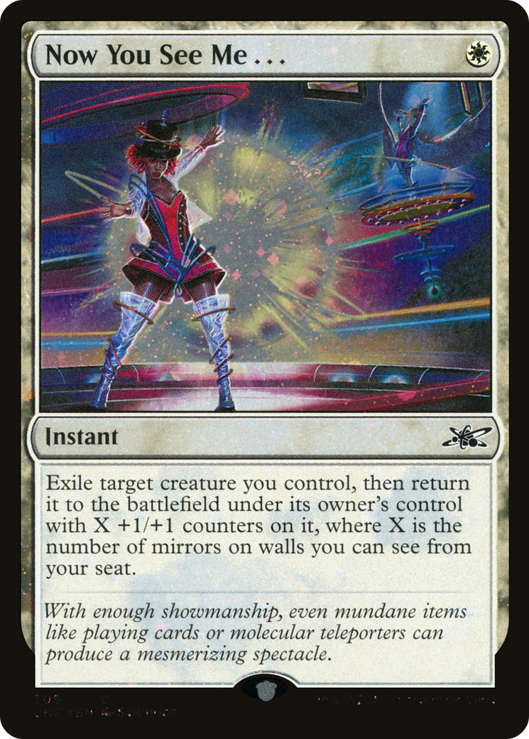 Now You See Me... (Galaxy Foil) (UNF-306) [Unfinity] Foil MTG Single Wizards of the Coast
