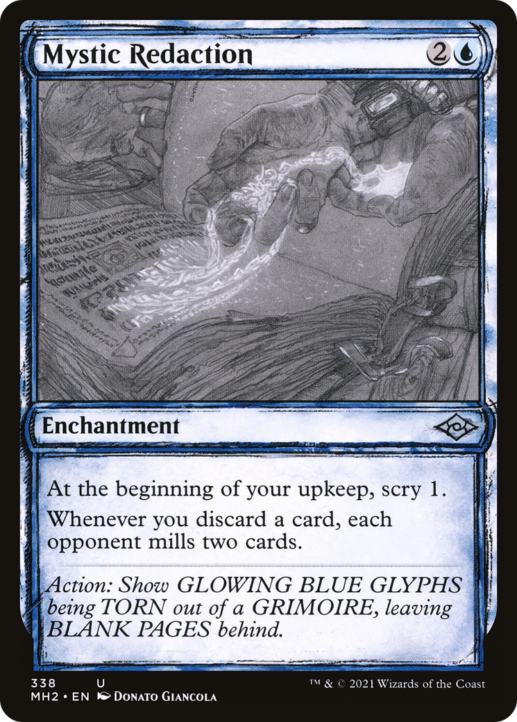Mystic Redaction (MH2-338) [Modern Horizons 2] (Showcase) MTG Single Modern Horizons 2