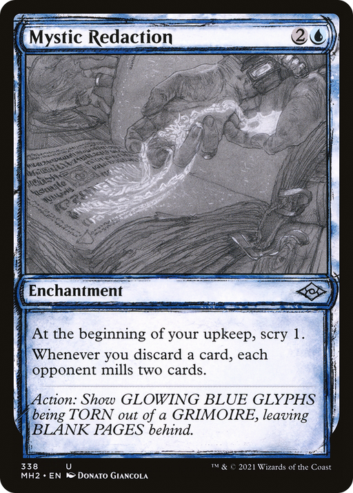 Mystic Redaction (MH2-338) [Modern Horizons 2] (Showcase) MTG Single Modern Horizons 2