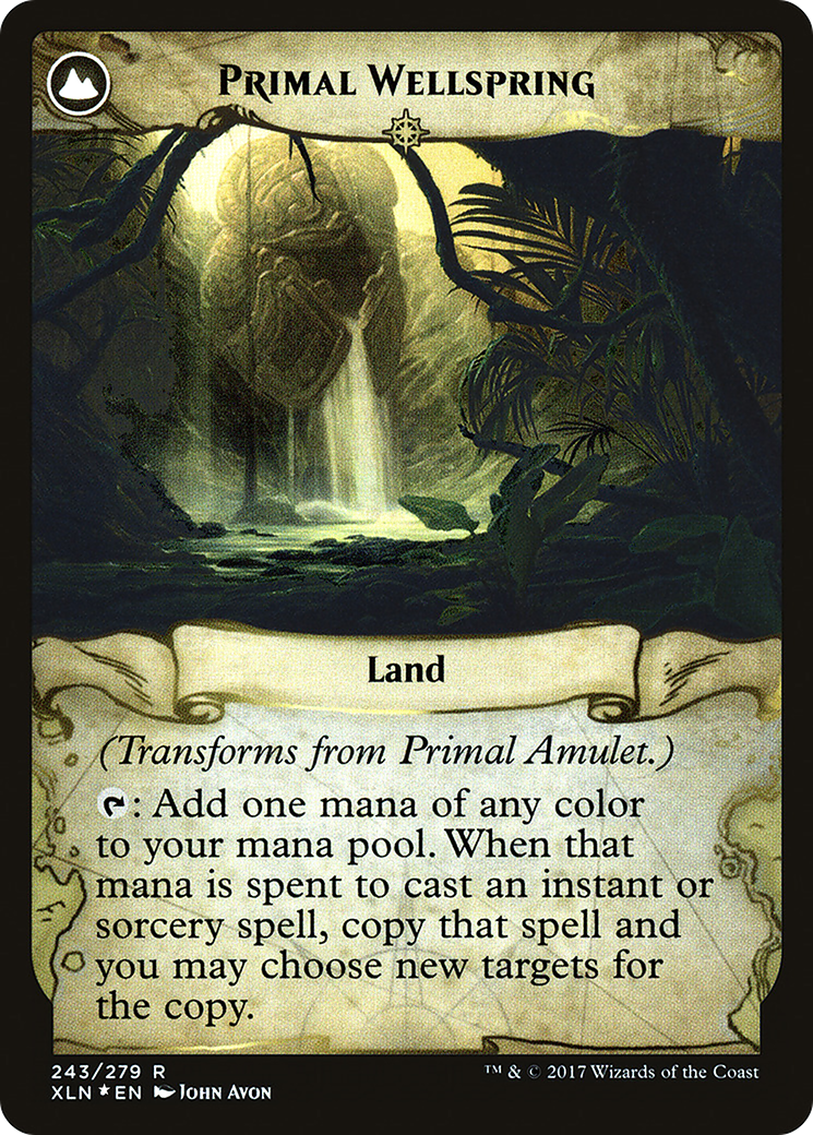 Primal Amulet (PRE-243) [Ixalan Promos] (compasslanddfc) Foil