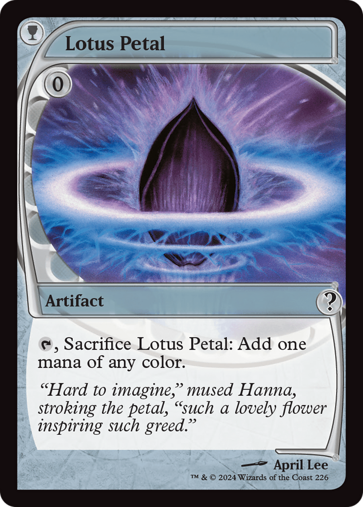 Lotus Petal (Future Sight) (MB2-226) [Mystery Booster] Mystery Booster 2 MTG Single Wizards of the Coast