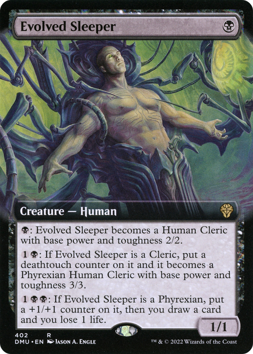 Evolved Sleeper (DMU-402) [Dominaria United] (Extended Art) MTG Single Wizards of the Coast