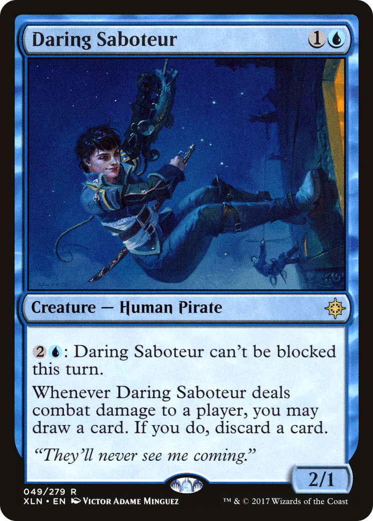 Daring Saboteur (XLN-049) [Ixalan] Foil MTG Single Wizards of the Coast