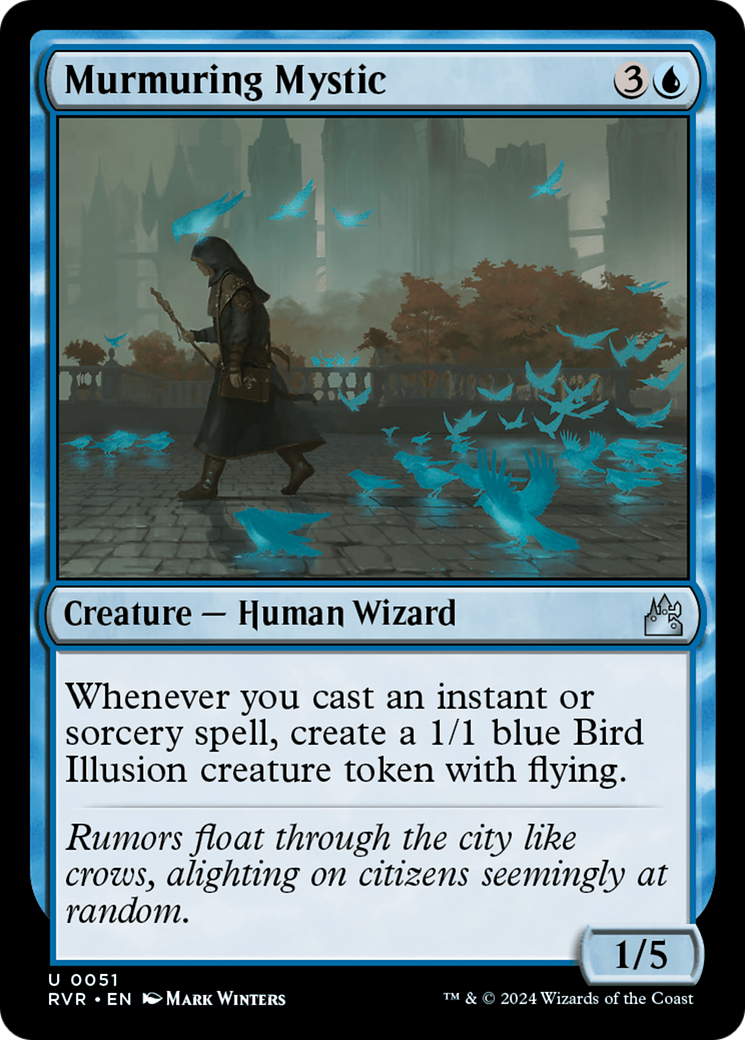 Murmuring Mystic (RVR-051) [Ravnica Remastered] Foil MTG Single Wizards of the Coast
