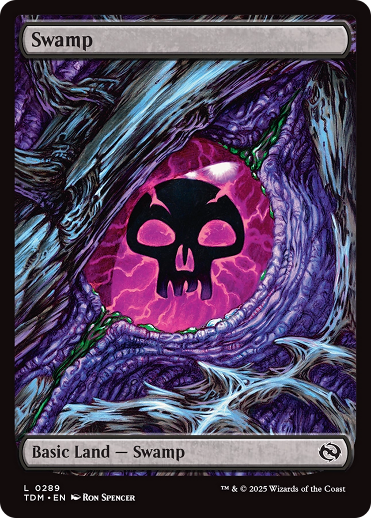 Swamp (0289) (TDM-289) [Tarkir: Dragonstorm] MTG Single Wizards of the Coast