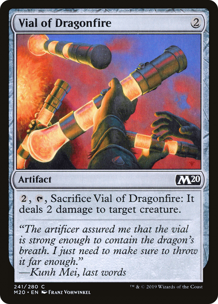 Vial of Dragonfire (M20-241) [Core Set 2020] MTG Single Wizards of the Coast