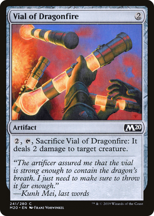 Vial of Dragonfire (M20-241) [Core Set 2020] MTG Single Wizards of the Coast