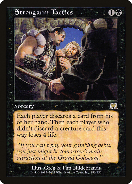 Strongarm Tactics (ONS-173) [Onslaught] MTG Single Wizards of the Coast