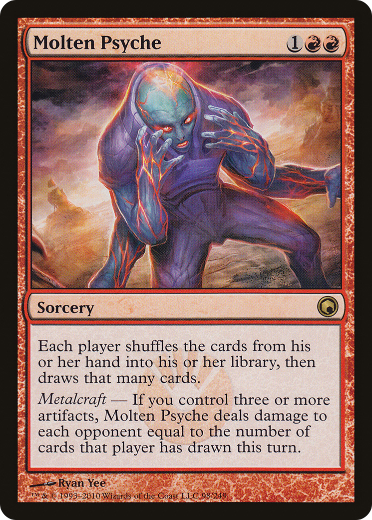 Molten Psyche (SOM-098) [Scars of Mirrodin] MTG Single Wizards of the Coast