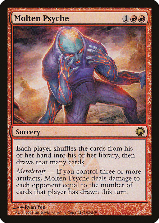 Molten Psyche (SOM-098) [Scars of Mirrodin] MTG Single Wizards of the Coast