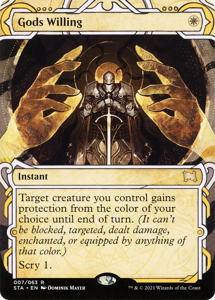 Gods Willing (STA-007) [Strixhaven Mystical Archive] (Showcase) MTG Single Wizards of the Coast