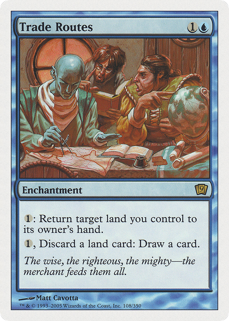 Trade Routes (9ED-108) [9th Edition] MTG Single Wizards of the Coast