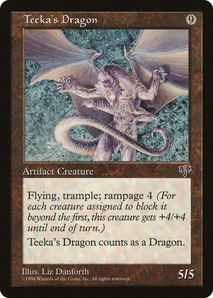 Teeka's Dragon (MIR-) [Mirage] MTG Single Wizards of the Coast