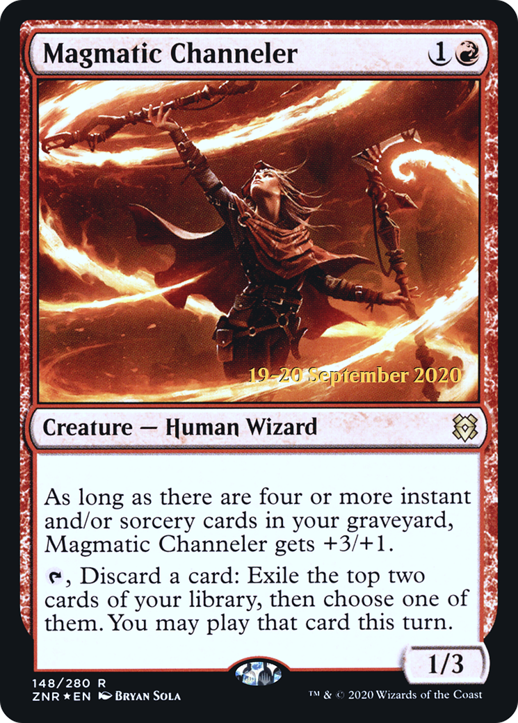 Magmatic Channeler (PRE-148) [Zendikar Rising Promos] Foil MTG Single Wizards of the Coast
