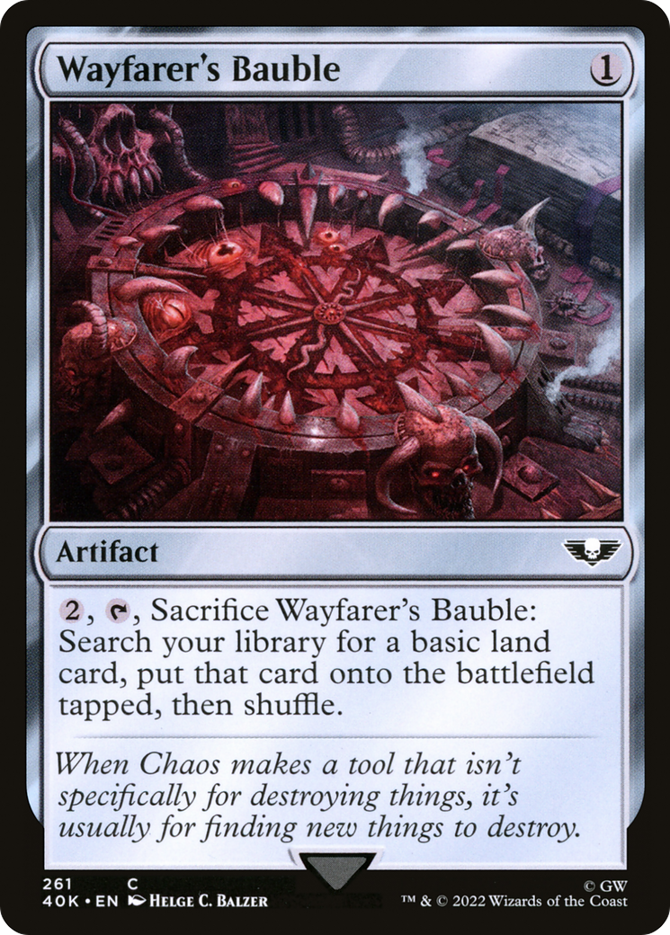 Wayfarer's Bauble (261) (40K-261) [Warhammer 40,000 Commander] MTG Single Wizards of the Coast