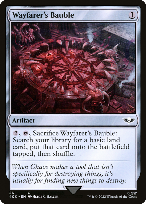 Wayfarer's Bauble (261) (40K-261) [Warhammer 40,000 Commander] MTG Single Wizards of the Coast