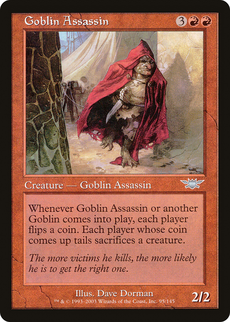 Goblin Assassin (LGN-095) [Legions] MTG Single Wizards of the Coast