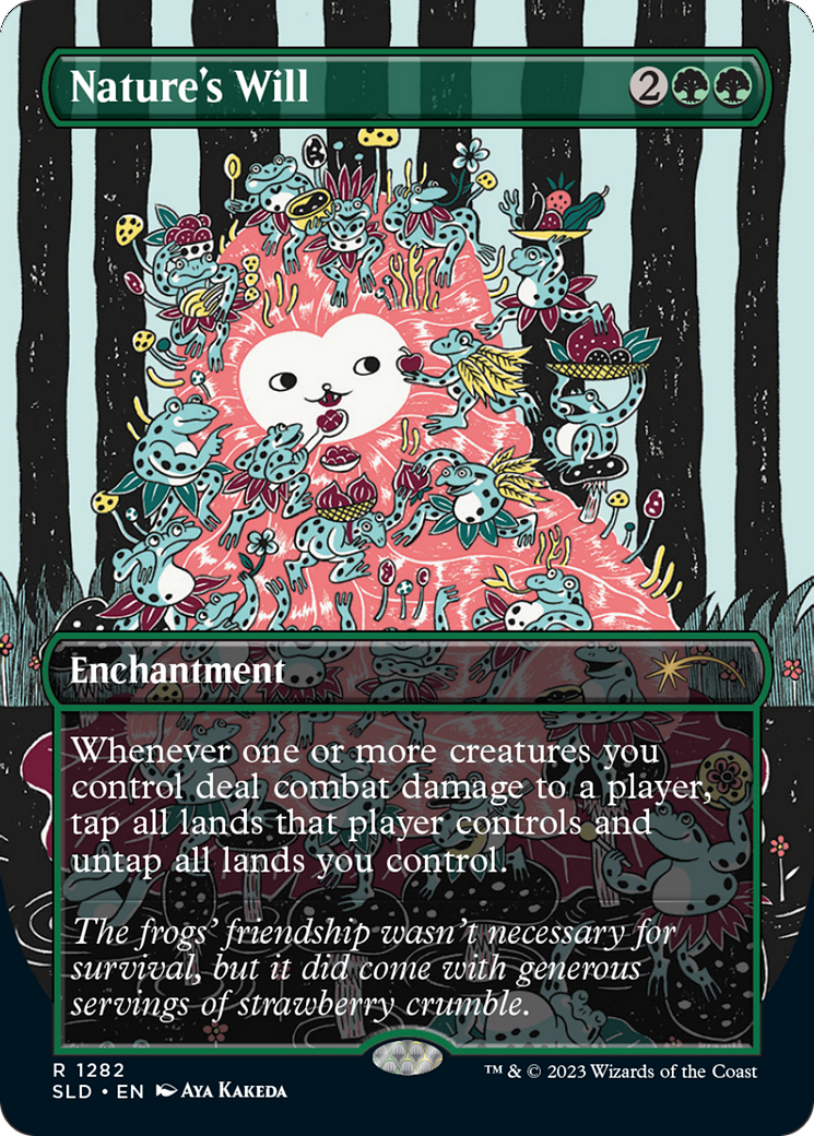 Nature's Will (SLD-1282) [Secret Lair] Drop (Borderless) MTG Single Wizards of the Coast