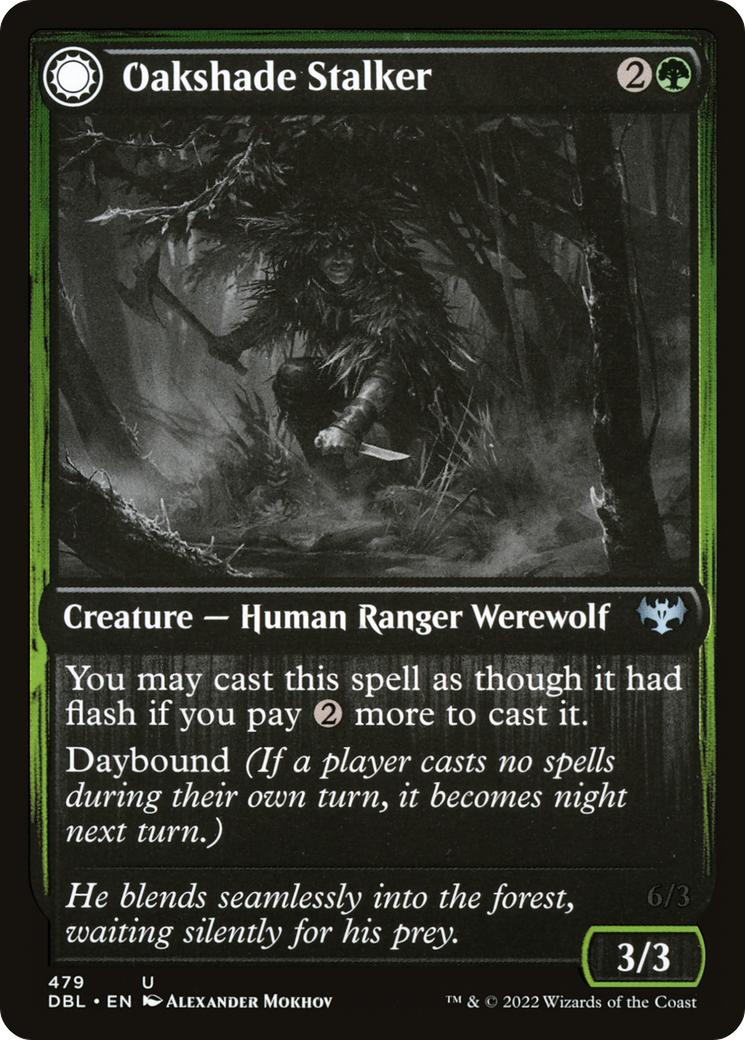 Oakshade Stalker (DBL-479) [Innistrad: Double Feature] MTG Single Wizards of the Coast