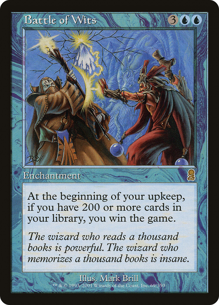 Battle of Wits (ODY-069) [Odyssey] Foil MTG Single Wizards of the Coast