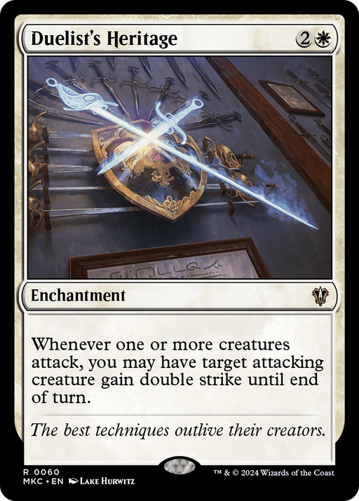 Duelist's Heritage (MKC-060) [Murders at Karlov Manor Commander] MTG Single Wizards of the Coast