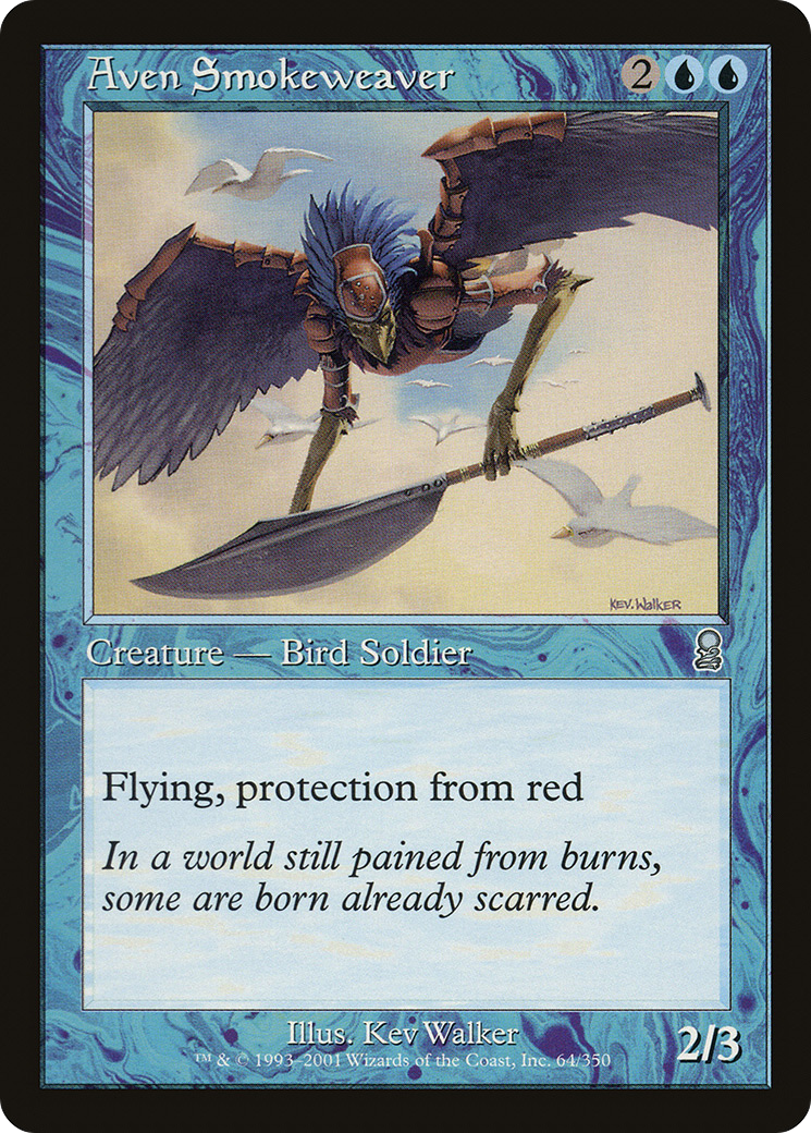 Aven Smokeweaver (ODY-064) [Odyssey] Foil MTG Single Wizards of the Coast