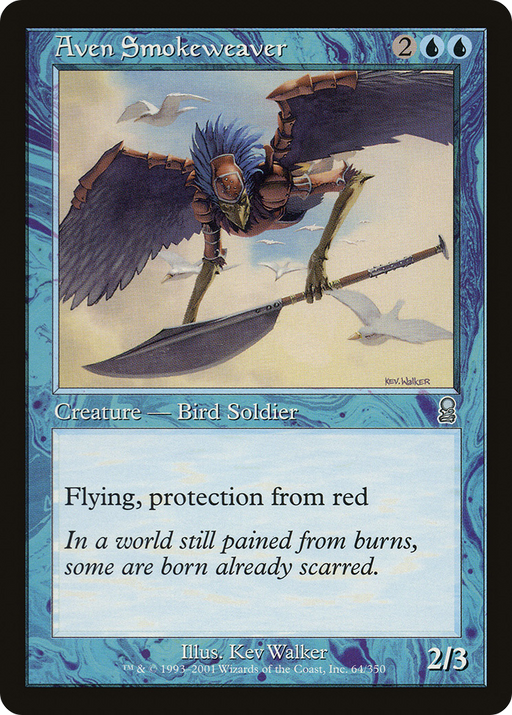 Aven Smokeweaver (ODY-064) [Odyssey] Foil MTG Single Wizards of the Coast