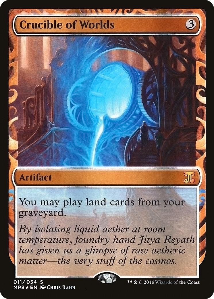 Crucible of Worlds (MPS-011) [Kaladesh Inventions] Foil MTG Single Wizards of the Coast