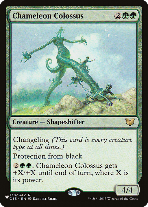 Chameleon Colossus (LIST-C15-178) [Mystery Booster] The List MTG Single Wizards of the Coast