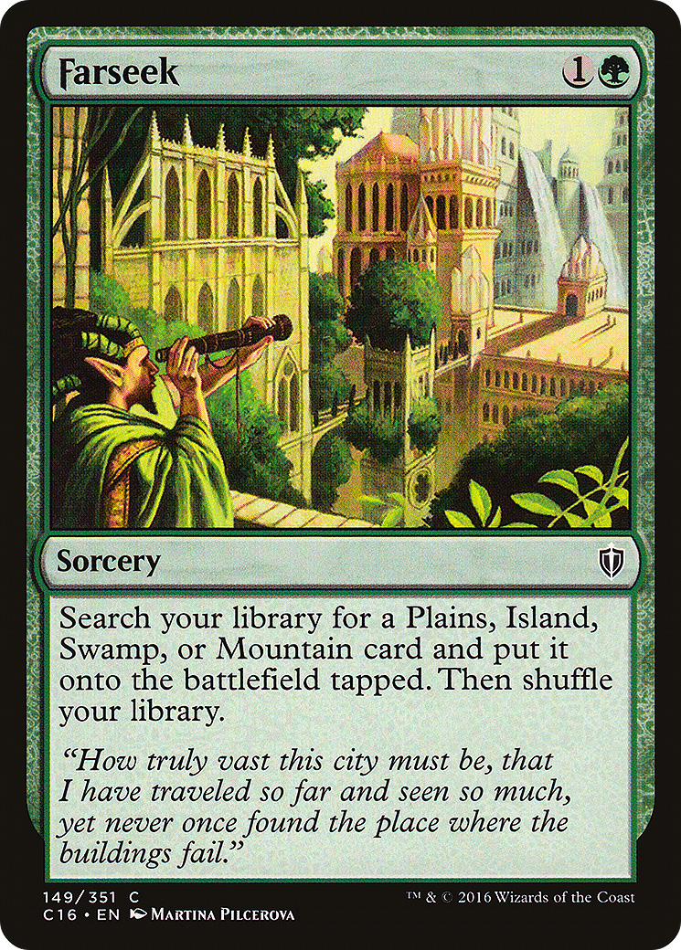 Farseek (C16-149) [Commander 2016] MTG Single Wizards of the Coast