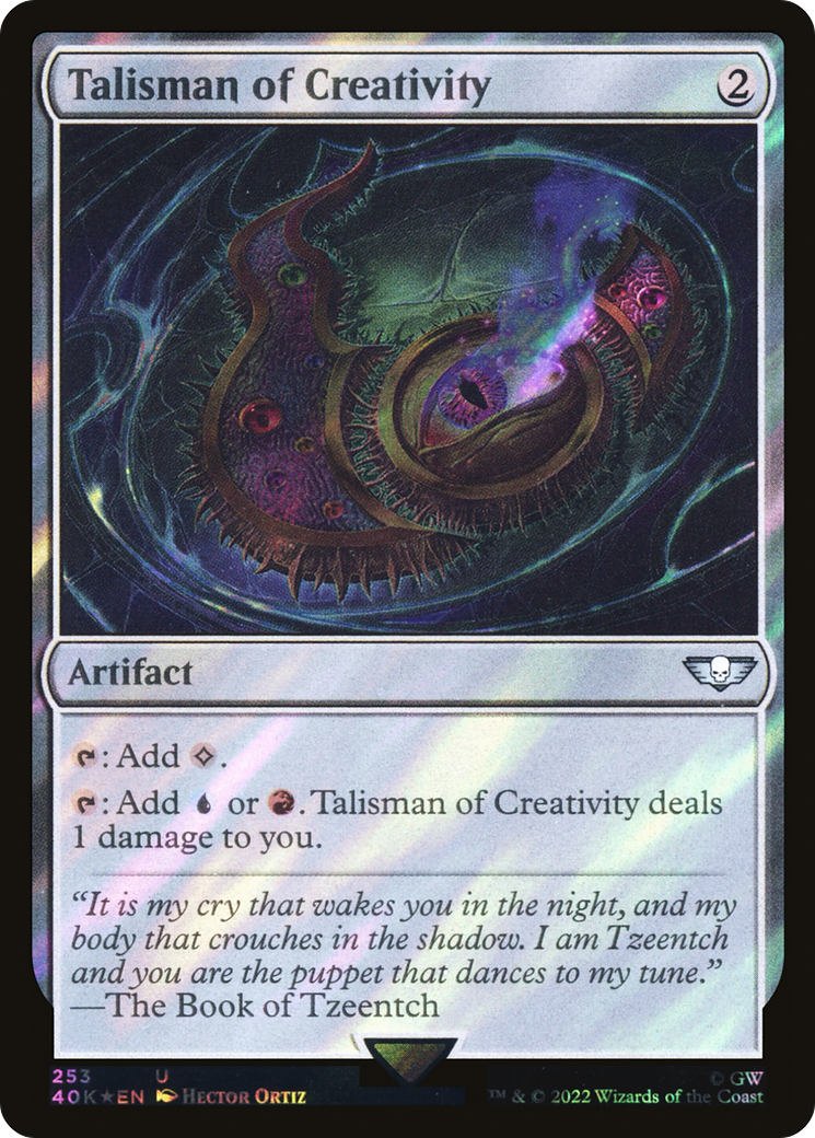 Talisman of Creativity (40K-253★) [Warhammer 40,000 Commander] Foil MTG Single Wizards of the Coast