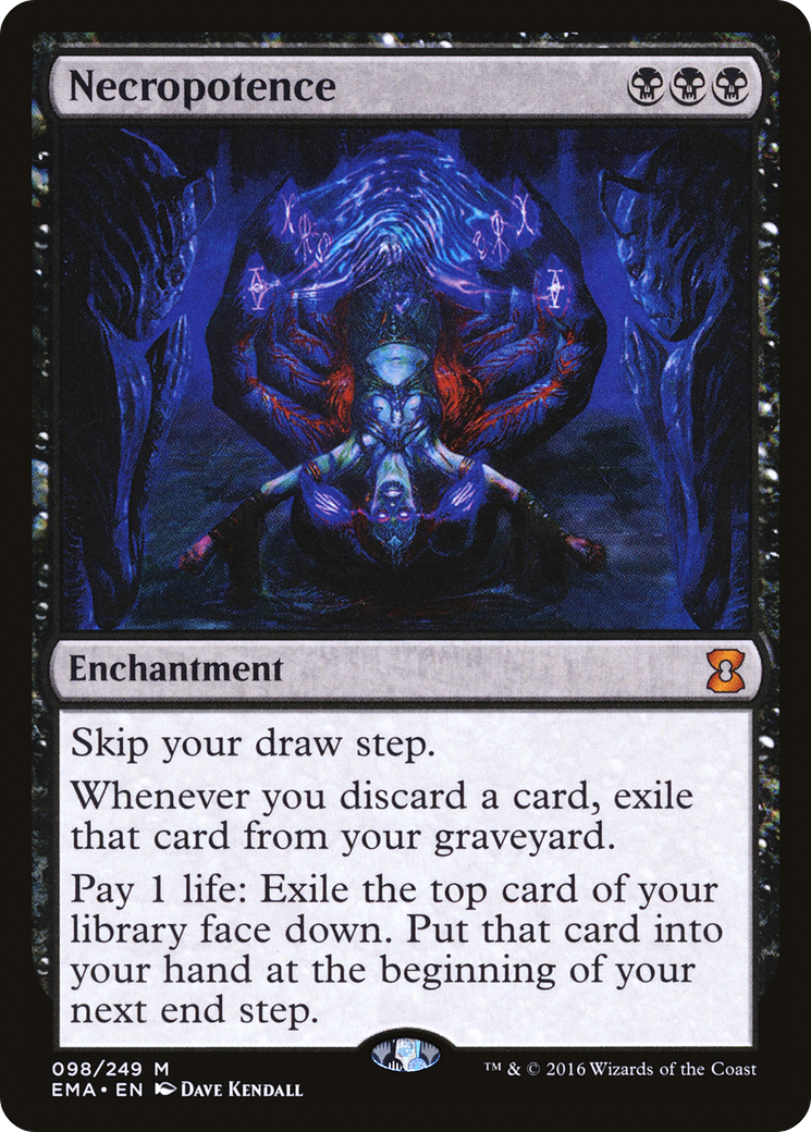Necropotence (EMA-098) [Eternal Masters] Foil MTG Single Wizards of the Coast