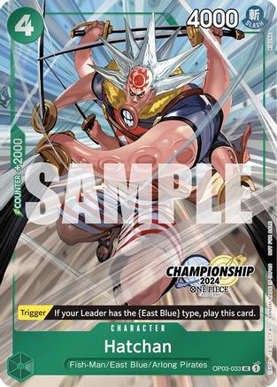 Hatchan (CS 2024 Celebration Pack) (OP03-033) [One Piece Promotion Cards] Foil One Piece Single Bandai