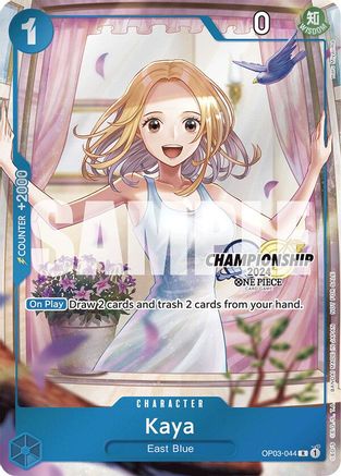 Kaya (CS 2024 Celebration Pack) (OP03-044) [One Piece Promotion Cards] Foil One Piece Single Bandai